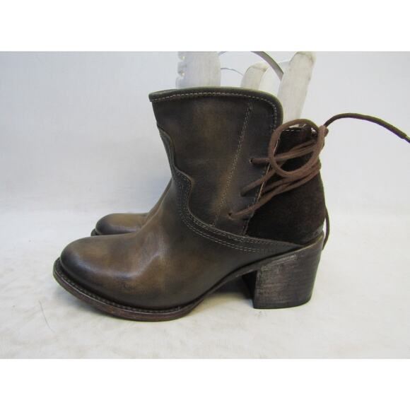 Freebird By Steven Womens Size 8 M Brown Leather Ankle Fashion Boots Bootie - Picture 1 of 11